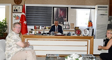 Finlandiya’lı Başkan’dan Başkan Topaloğlu’na ziyaret