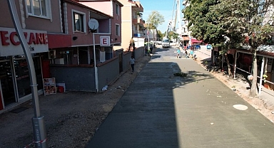 Başiskele Cumhuriyet Caddesi’nde üstyapı atağı