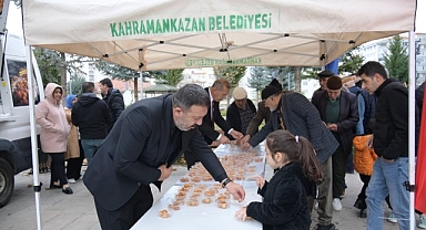 Şehitler İçin Lokma İkram Edildi